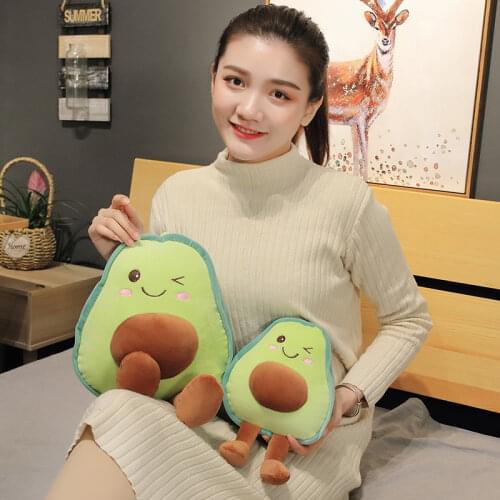 Net red explosion models ins wind avocado pillow plush toy super soft down cotton cute creative fruit rag doll doll doll to acco
