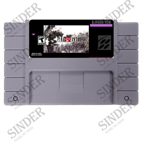 Save File Final Fantasy VI 16 bit Super Game Card For 46 Pin Game Player