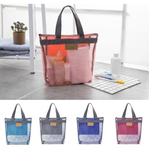 Women Fashion Travel Large Cosmetic Bag Set Portable Makeup Mesh Toiletry Bags Wash Tote Organizer Convenient Pouch Case