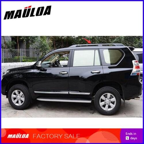 High quality aluminium alloy side rail bar roof rack for Prado FJ150 2010 2011 12 13 14 15 16 17 2018