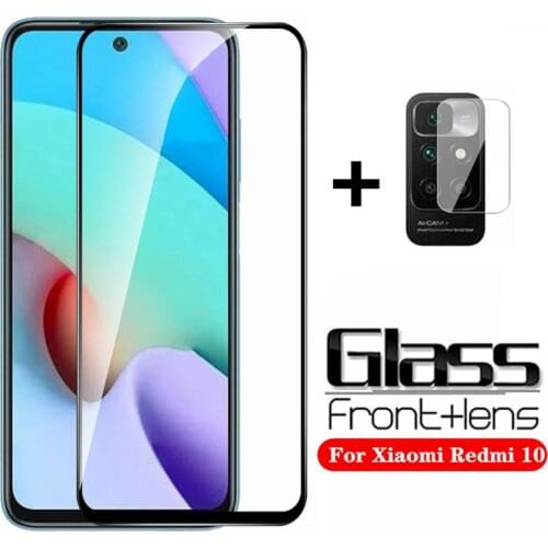 For Redmi 10 Tempered Glass For Xiaomi Redmi Note 10 Pro Max 10S 10T Screen Protector Lens Glass For Xiomi Redmi 10 Note10 Glass