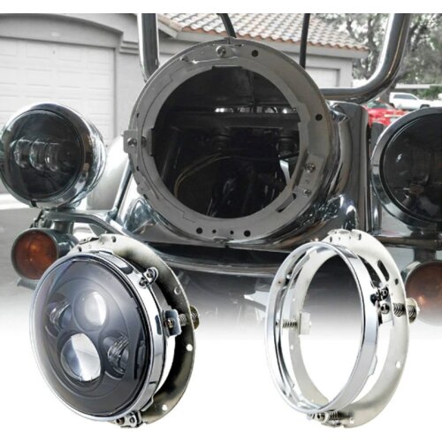 1PC/2PCS 7'' Headlamp Mount Lamp Holder Motor Mounting Bracket for 7Inch LED Headlight Ring for Jeep Wrangler JK TJ Motorcycles