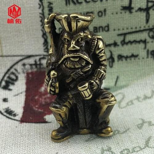 NY EDC Tool Brass Knife Beads Umbrella Rope Knife Fall Brass Flashlight Pendant Refers To Tiger Pendant Keychain Pendant