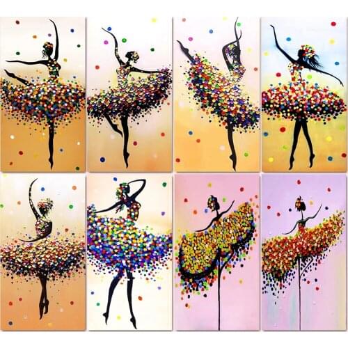5d diy new product diamond painting dancer full square rhinestone mosaic diamond embroidery artist home decoration gift