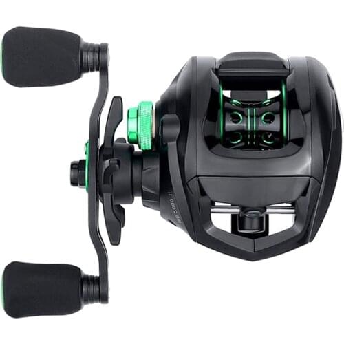 6.3:1 Baitcasting Reel 12+1BB High Speed Up to 17.64lb Drag Magnetic Brake