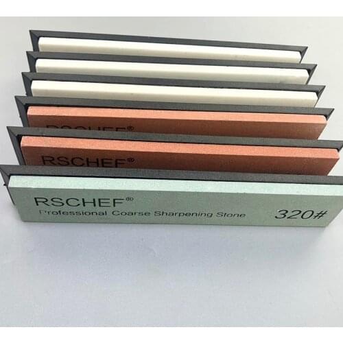 6pcs Coarse sand fine sharpener sharpener whetstone Kitchen sharpening tool fixing system sharpening oil stone