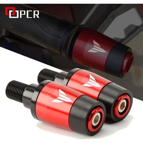 Aluminum Motorcycle Parts Handlebar Grips Handle Bar Ends Cap Slider For YAMAHA MT03 MT07 MT09 MT10 MT 03 07 09 10 TRACER 900 GT