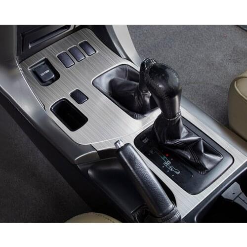 Left Hand Drive Car Accessories Gear Shift Panel Cover Trim For Toyota Land Cruiser Prado LC120 FJ120 2003-2009 Car Styling