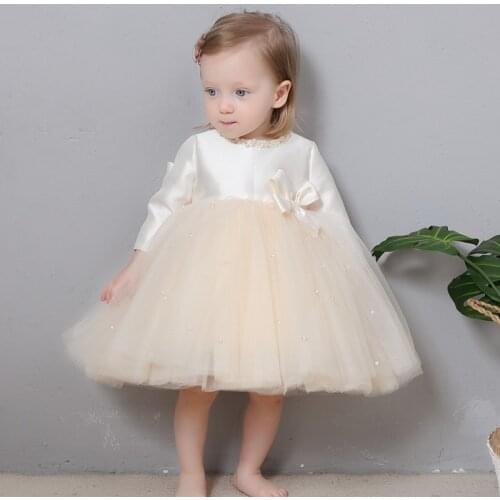 White Lace Appliques Baby Girl Baptism Dress 1st Birthday Party Christening Gown Infant Newborn Pageant Clothes 2 3 5 to 6 years