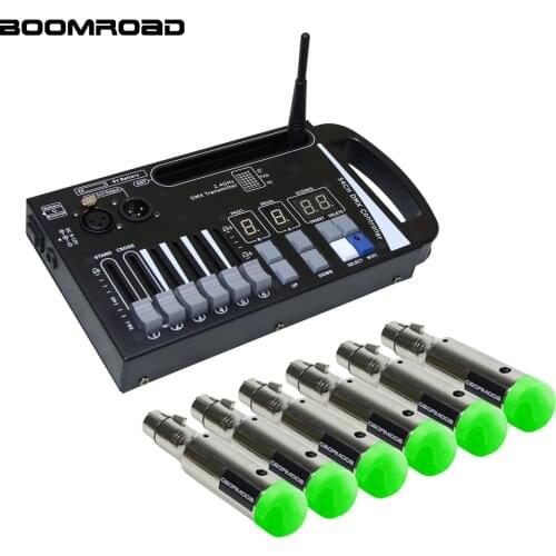 Stage Light Effect Wireless DMX512 Controller Built In Battery DMX Receiver Professional Stage DJ Home Entertainment Controller