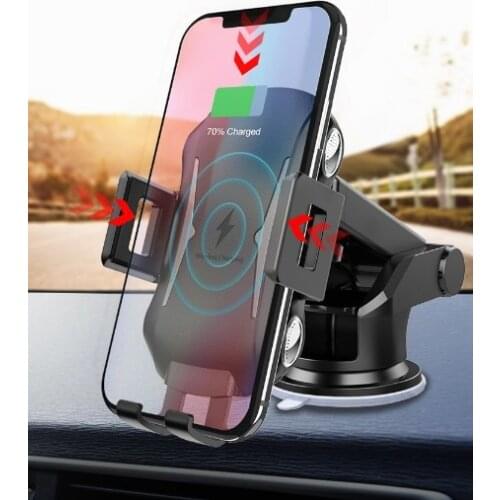 For Honor V30 Pro Fast Wireless Charger Doogee S95 Pro N100 OnePlus 8 Pro Google Pixel 4 XL Qi Charging Pad Car Phone Holder