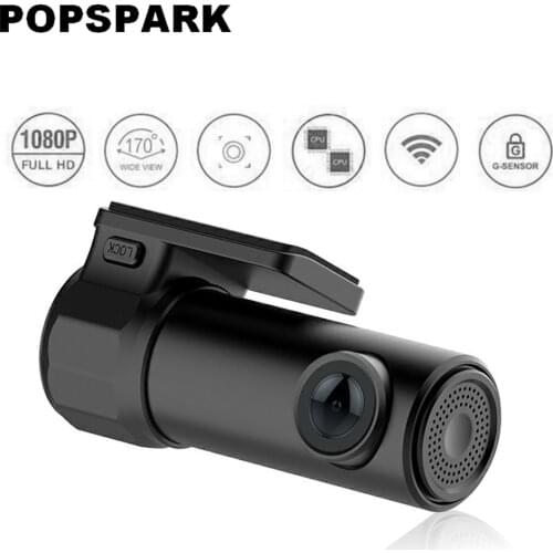 POPSPARK Dual core processor High Definition 1200W pixels Driving Camera Recorder Smartphone Monitoring Wifi Cam Recorder
