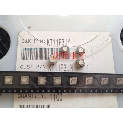 Imported French C&K KT11P3JM touch switch 6.3*6.4*4mm patch waterproof and dustproof original