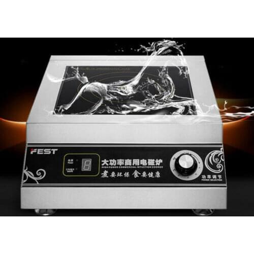 CE 220V Double Heat Induction Cooker Suitbale For Commercial Kitchen Schools