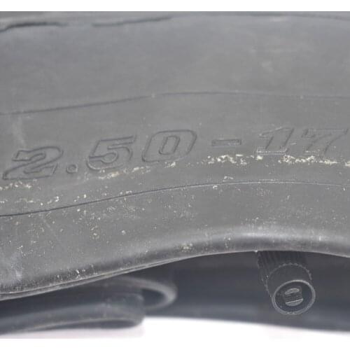 2.50-17 inner tube for dirt bike/pit bike front 17 inch tyre parts use