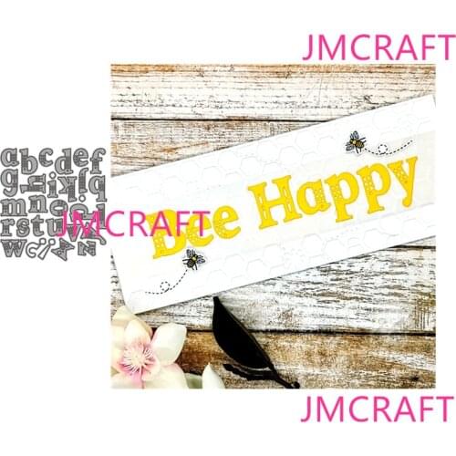 JMCRAFT 2021 Lowercase English Letters Metal Cutting Die For Scrapbooking Practice Hands-on DIY Album Card Handmade Tool