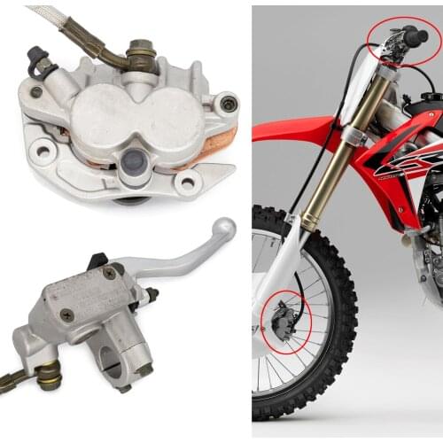 Front Brake Assembly Brake Caliper Master Cylinder Brake Pump for dirt bike Honda CR CRF 125R 250R 250X 450X 450R 450 RWE