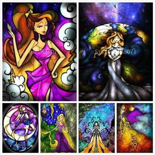 Full diamond embroidery diamond painting cross stitch kits diy diamond mosaic cartoon square rhinestone pasted painting