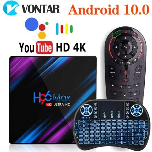 H96 MAX RK3318 Smart TV Box Android 10 TVBox 4K Youtube 4GB RAM 64GB ROM Set top Box H96MAX 2GB 16GB Google Voice Assitant