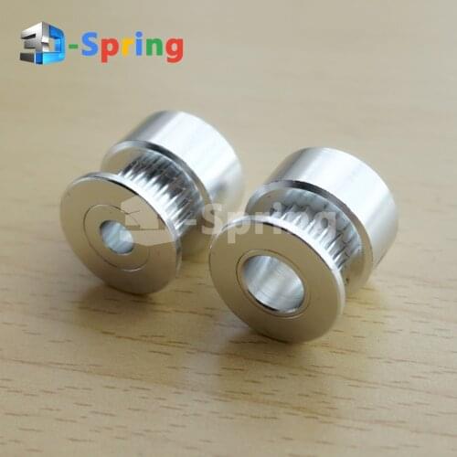 GT2 Pulley 20 Teeth 3.17mm 4mm 5mm 6mm 6.35mm 8mm Bore 6mm Width 20T Timing Belt Pulley Wheel Aluminum for 3D Printer