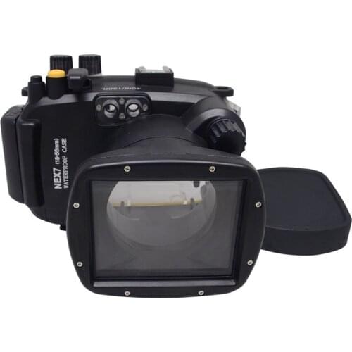 Mcoplus 40m/130ft Waterproof Underwater Camera Housing Case for Sony NEX-7 Can Be Used With 18-55mm Lens NEX7