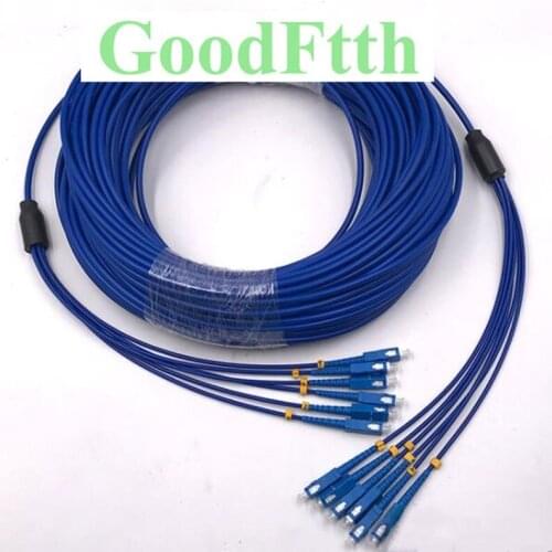Fiber Optical Armoured Patch Cord SC-SC UPC SM 6 Cores 10-50m