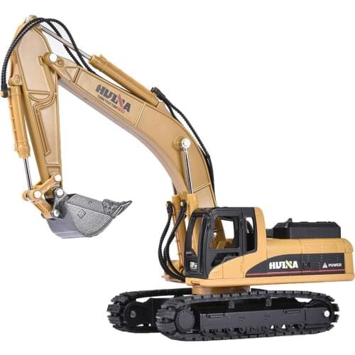 1/50 Alloy Excavator Truck Car Die-Cast Metal Professional Engineering Construction Vehicle RC Model Toys