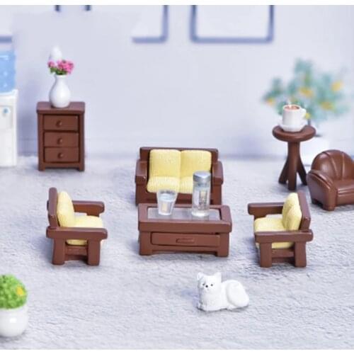 ZOCDOU 1 Piece Simulation Furniture Small Statue Little Figurine Crafts Figure Ornament Miniatures