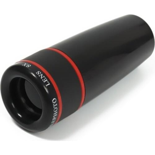 10PCS 8X Telephoto Mobile Phone Lens Universal Detachable Clip-on Lens Wide Angle + Fish Eye + Macro Lens + Selfie Stick+Tripod