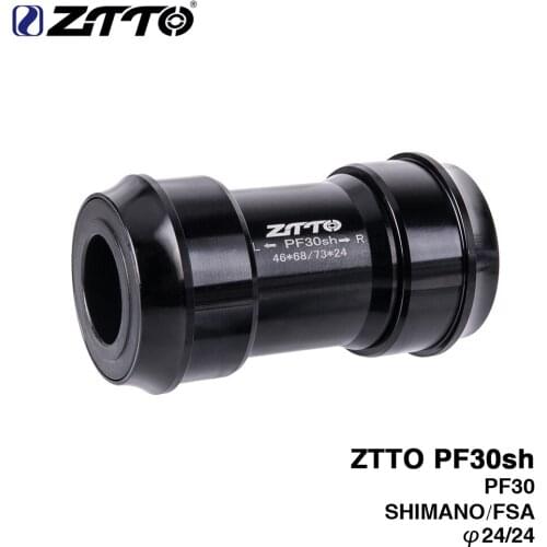 ZTTO PF30sh PF30 24 Adapter bicycle Press Fit Bottom Brackets for MTB Road Mountain bike parts for PF30 68/73mm 46mm Frame Shell