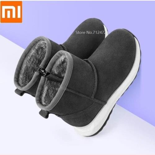 Xiaomi Fashion Popcorn Childrens Snow Boots Cow suede waterproof Snow Martin Boots Kids Running Shoes Winter Sneakers