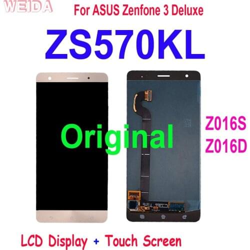 5.7'' Original For ASUS Zenfone 3 Deluxe ZS570KL Z016S Z016D LCD Display Touch Screen Digitizer Assembly for ZS570KL LCD Screen