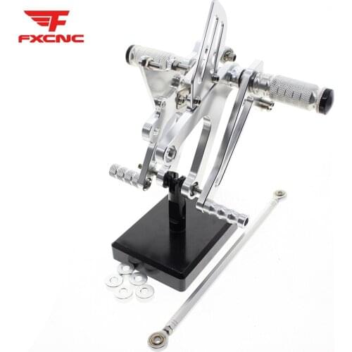 For Honda NSR250 MC21 PGM1 PGM2 PGM3 1990-1993 Adjustable Aluminum Motorcycle Rearset Footrest Footpeg Rear Set Footrest Pedal
