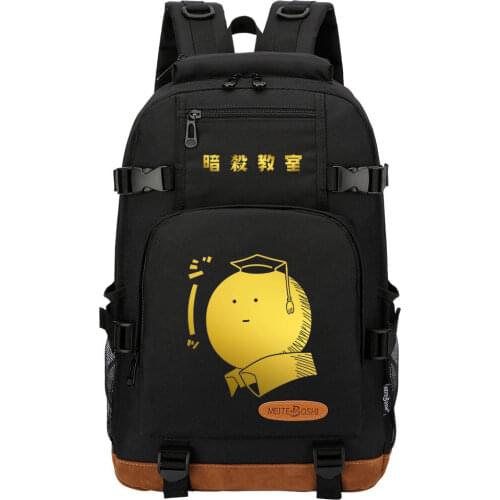 Anime Gold Assassination Classroom Boys Girls Kids School Book Bags Women Bagpack Teenagers Canvas Men Laptop Travel Backpack