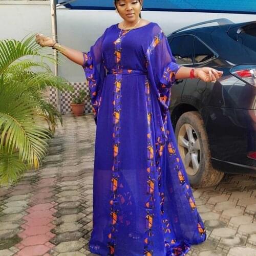 2 Piece Set African Dresses For Women 2020 Africa Clothing Muslim Long Dress High Quality Length Fashion African Dress For Lady