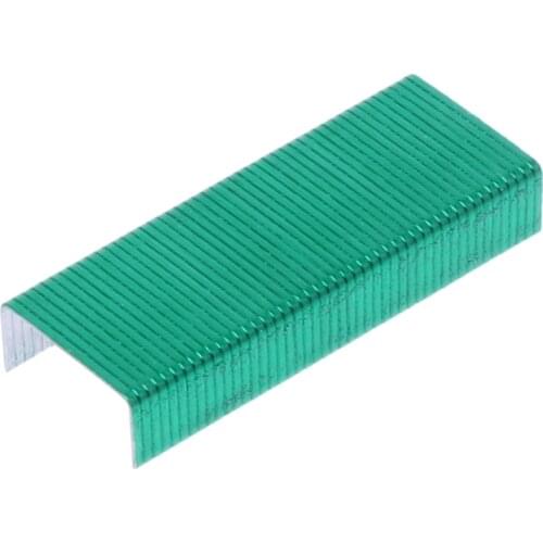 800Pcs/Box 12mm Creative Colorful Metal Staples Office School Binding Supplies 1XCE