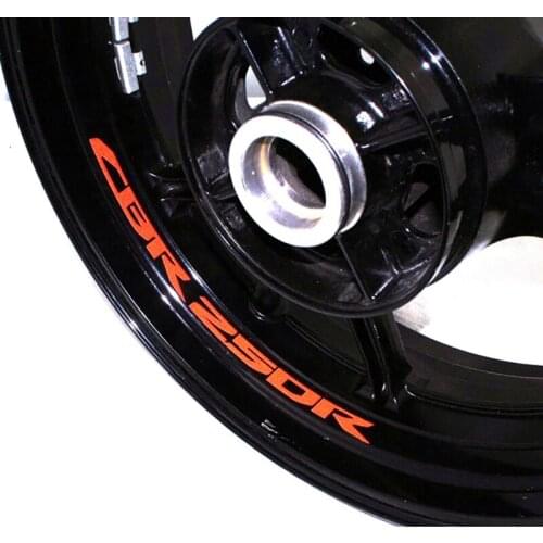 Motorcycle Wheel Sticker Decal Reflective Rim Bike Motorcycle Suitable for HONDA CBR250R CBR 250 R