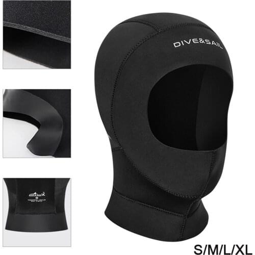 3mm Neoprene Diving Hood Waterproof Surfing Kayaking Swimming Hat Head Cover