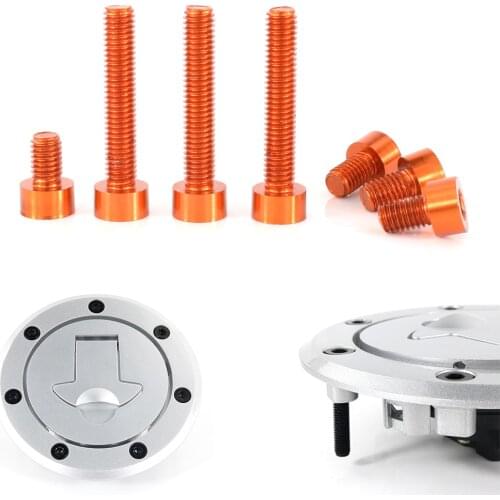 Fit For KTM DUKE 390 RC390 390 Duke 2015-2016 Motorcycle Alloy Petrol Gas Tank Cover Fuel Cap Bolts Screws Duke 390