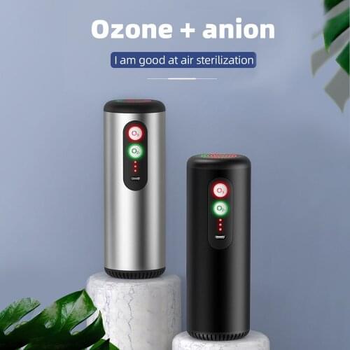 Ozone + Anion Air Ste-rilization Filter Portable Air Freshener Purifier For Home Car shoe cabinet Bathroom