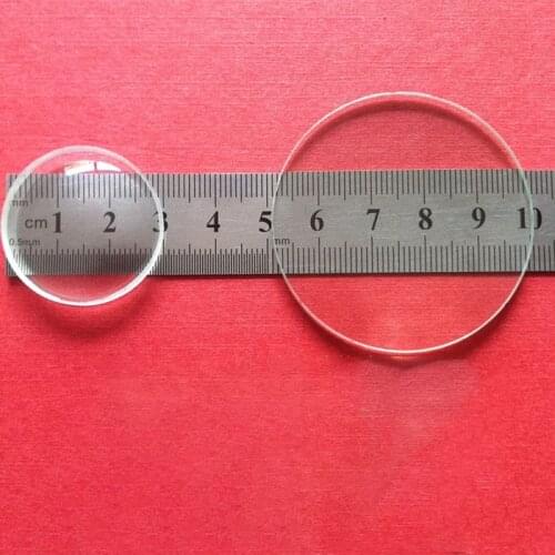 Telescope Lens Glass Concave-Convex Lens Combination 2 Pieces Physical Optics Student Self-Made Small