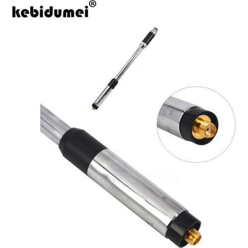 Kebidumei High Quality SMA-Female RH770 Dual Band Antenna 144MHz/430MHz Handheld Telescopic Radio Antenna for BAOFEN
