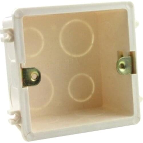1PCS the wall switch and plastic panel switch can be used for multiple assembly boxes of 86*86cm switch box Wall Mounted Switch