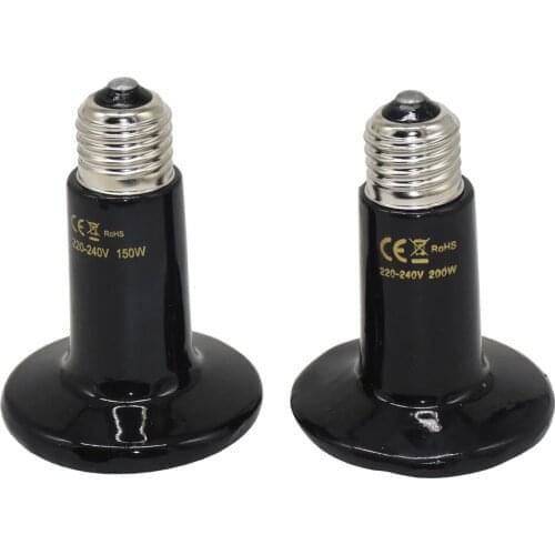 1 Pcs Pet Reptile Heating Bulb Infrared Ceramic Emitter Heat Lamps Pet Brooder Reptile Lamp 220V-240V