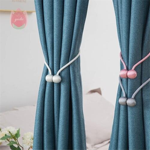 1PCS New Magnetic Clip Curtain Buckle Hook Tether Accessories Hook Buckle Clip For Button Curtain Decoration Home Accessories