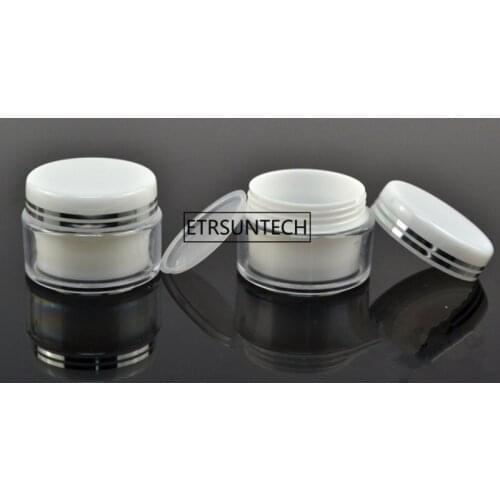 30g Plastic Cream Jar Empty Cosmetic Container Small Eyeshadow Bottle 1OZ Refillable Packaging F20171279