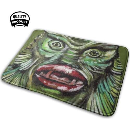 The Creature From The Black Lagoon 3D Soft Non-Slip Mat Rug Carpet Cushion Creature From The Black Lagoon Creature Universal