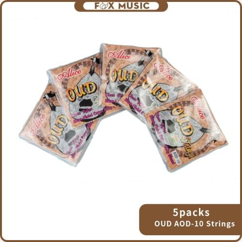 5 Sets Alice AOD-10 String OUD Strings Clear Nylon Silver-Plated Copper Alloy New