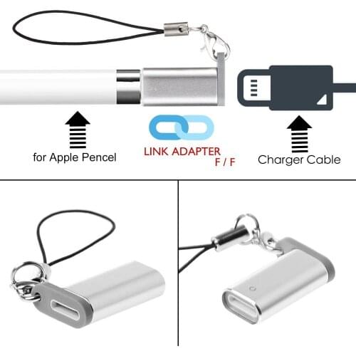 Charger Adapter to USB Male Extension Charging Connector for Apple Pencil iPencil iPad Pro Pen Accessories Gadgets