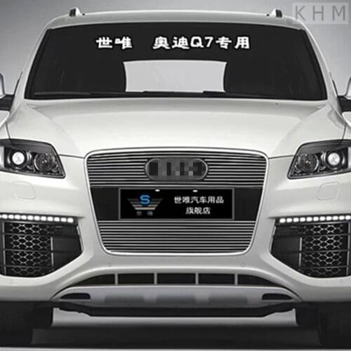 Car Accessories High-quality aviation alloy Front Grille Around Trim Racing Grills Trim For AUDI Q7 2007-2010 ,Car-Styling